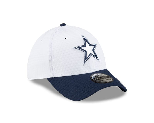 Dallas Cowboys Train 2024 White 39THIRTY Stretch Fit