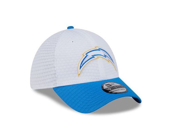 Los Angeles Chargers Train 2024 White 39THIRTY Stretch Fit