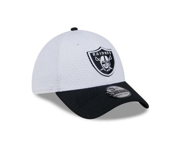 Las Vegas Raiders Train 2024 White 39THIRTY Stretch Fit