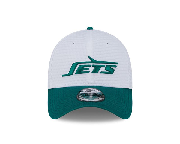 New York Jets Train 2024 White 39THIRTY Stretch Fit