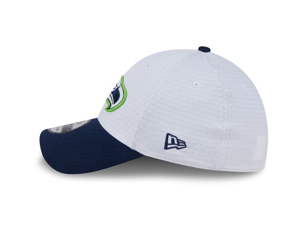 Seattle Seahawks Train 2024 White 39THIRTY Stretch Fit