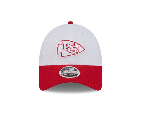 Kansas City Chiefs Train 2024 White 9FORTY Stretch Snap