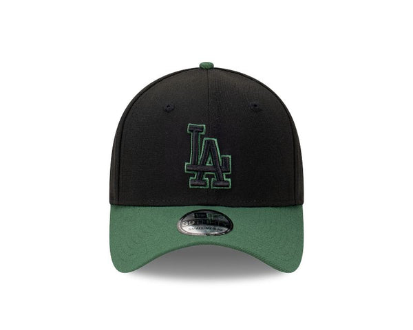 Los Angeles Dodgers Green Outline 39THIRTY Stretch Fit