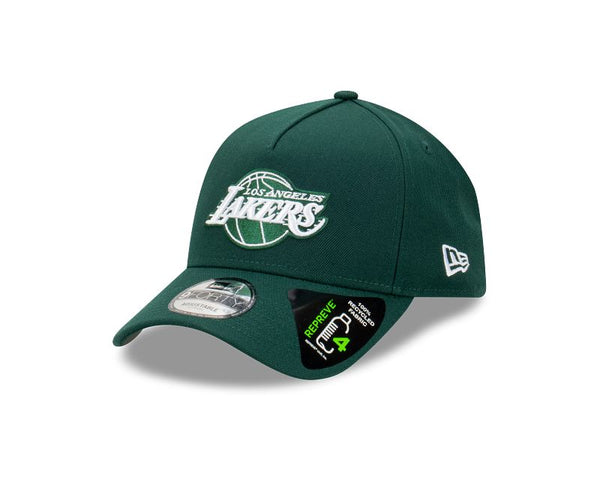Los Angeles Lakers Repreve Dark Green 9FORTY A-Frame Snapback
