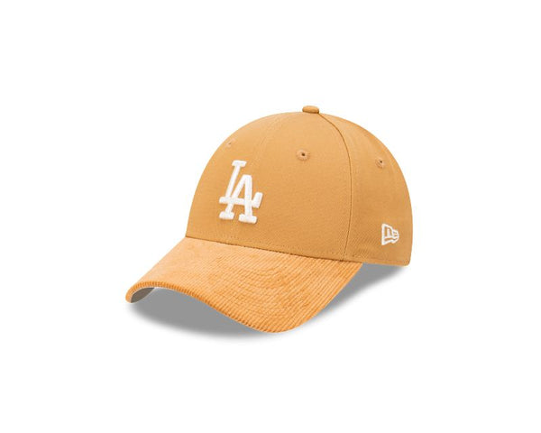 Los Angeles Dodgers Beige Corduroy Visor Kids 9FORTY