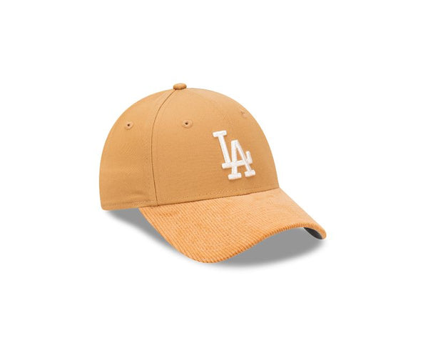 Los Angeles Dodgers Beige Corduroy Visor Kids 9FORTY