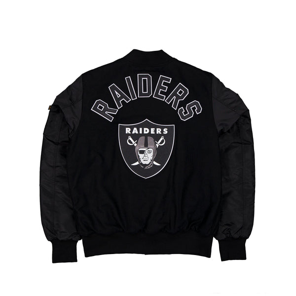 Las Vegas Raiders Alpha Industries x NFL MA-1 Varsity Jacket