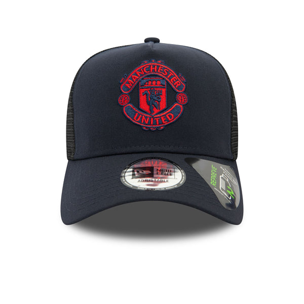 Manchester United Seasonal Repreve Black 9FORTY A-Frame Trucker