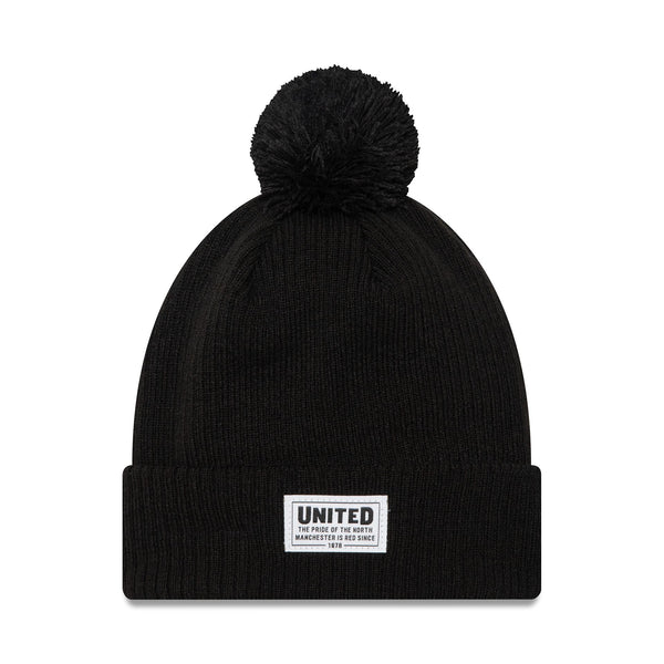 Manchester United Patch Cuff Pom BEANIE