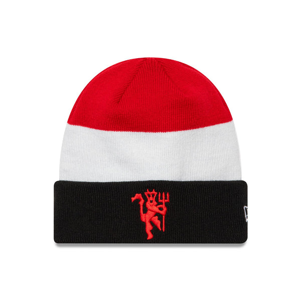 Manchester United Flag Black Cuff BEANIE