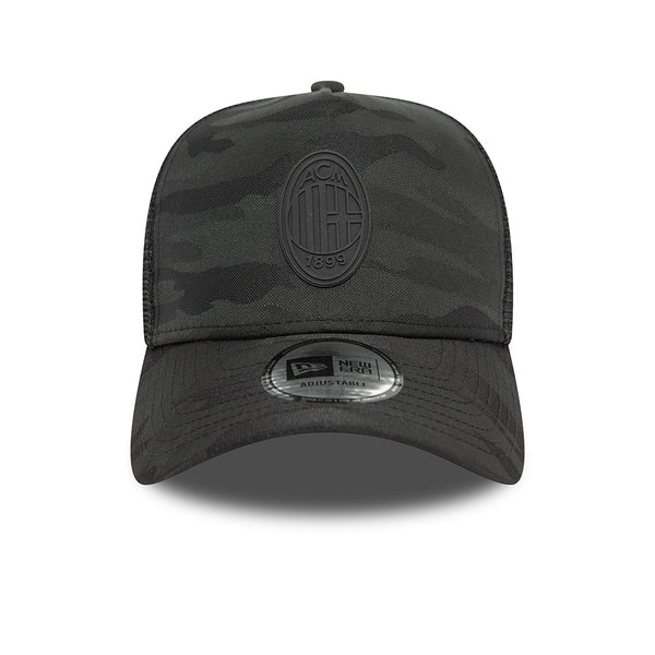 AC Milan Tonal Camo Black 9FORTY A-Frame Trucker