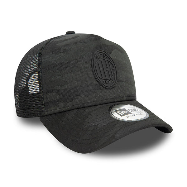 AC Milan Tonal Camo Black 9FORTY A-Frame Trucker