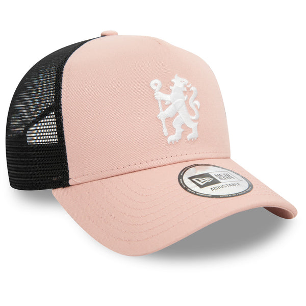 Chelsea FC Seasonal Colour Pastel Pink 9FORTY A-Frame Trucker