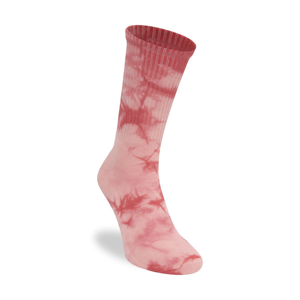 New Era Tie Dye Red Crew Sock