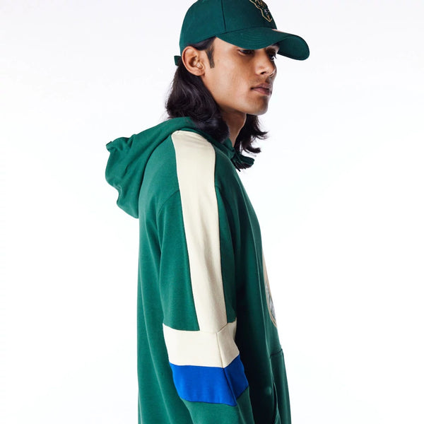 Milwaukee Bucks Colour Block Hoodie Green