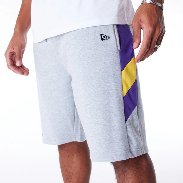 Los Angeles Lakers NBA Panel Shorts Grey