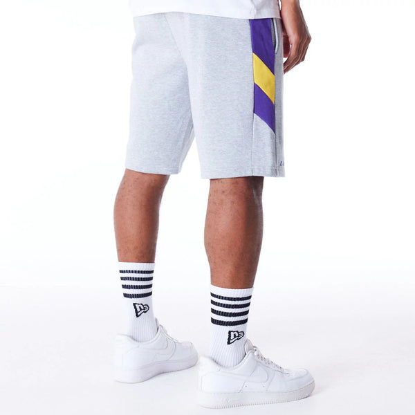 Los Angeles Lakers NBA Panel Shorts Grey