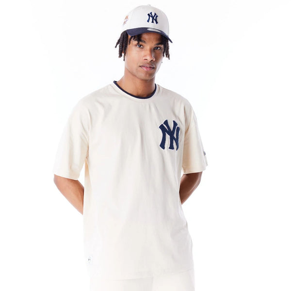 New York Yankees MLB World Series T-Shirt Beige