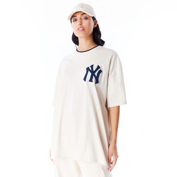 New York Yankees MLB World Series T-Shirt Beige