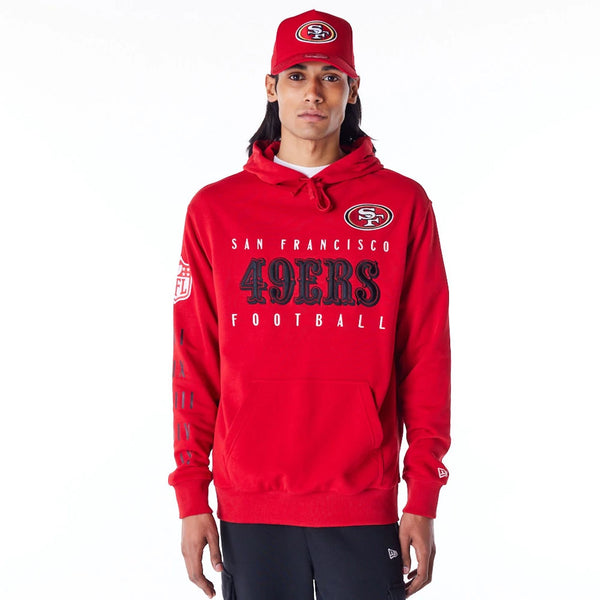 San Francisco 49ers NFL Patch Hoodie Red