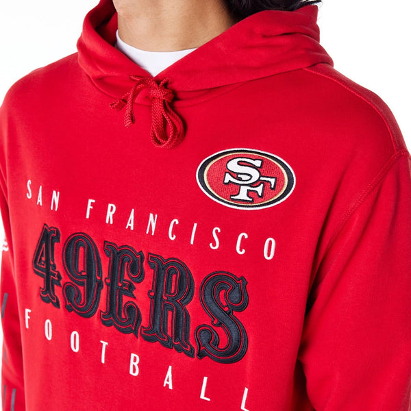 San Francisco 49ers NFL Patch Hoodie Red