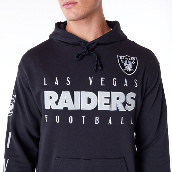 Las Vegas Raiders NFL Patch Hoodie Black