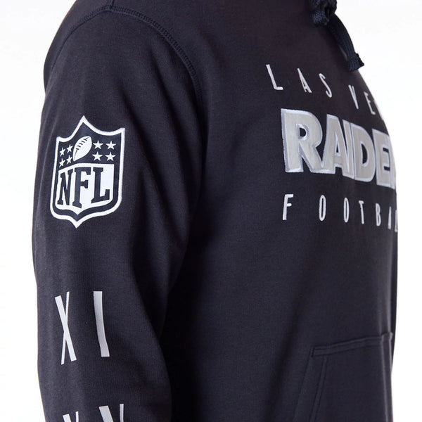 Las Vegas Raiders NFL Patch Hoodie Black