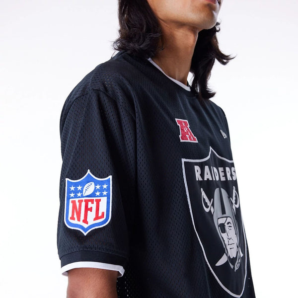 Las Vegas Raiders NFL Mesh T-Shirt Black