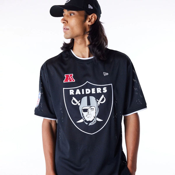 Las Vegas Raiders NFL Mesh T-Shirt Black