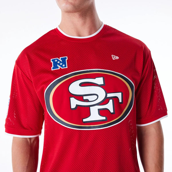 San Francisco 49ers NFL Mesh T-Shirt Red