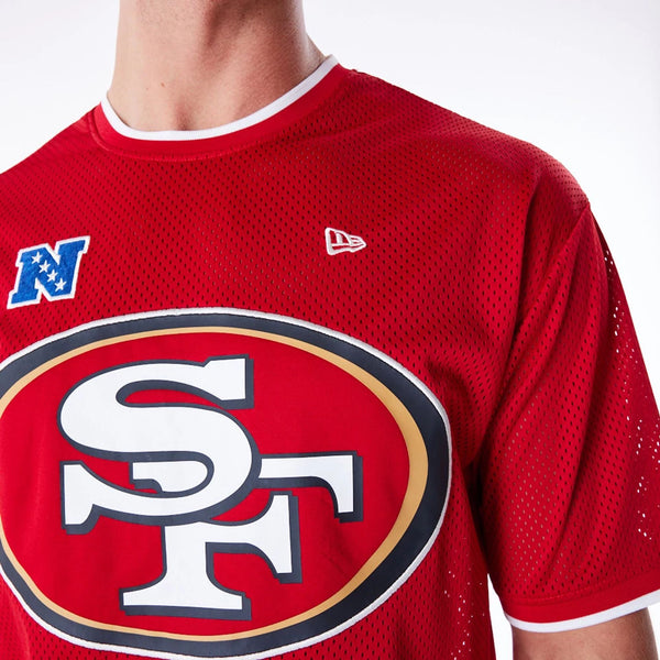 San Francisco 49ers NFL Mesh T-Shirt Red