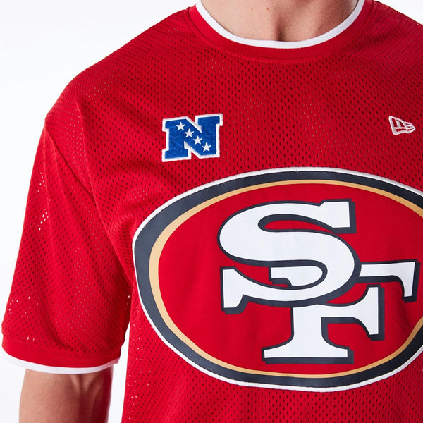 San Francisco 49ers NFL Mesh T-Shirt Red