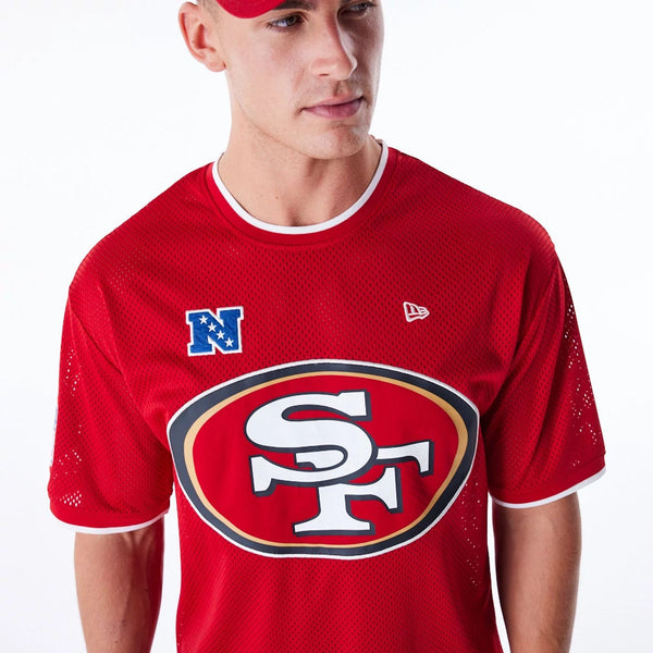 San Francisco 49ers NFL Mesh T-Shirt Red