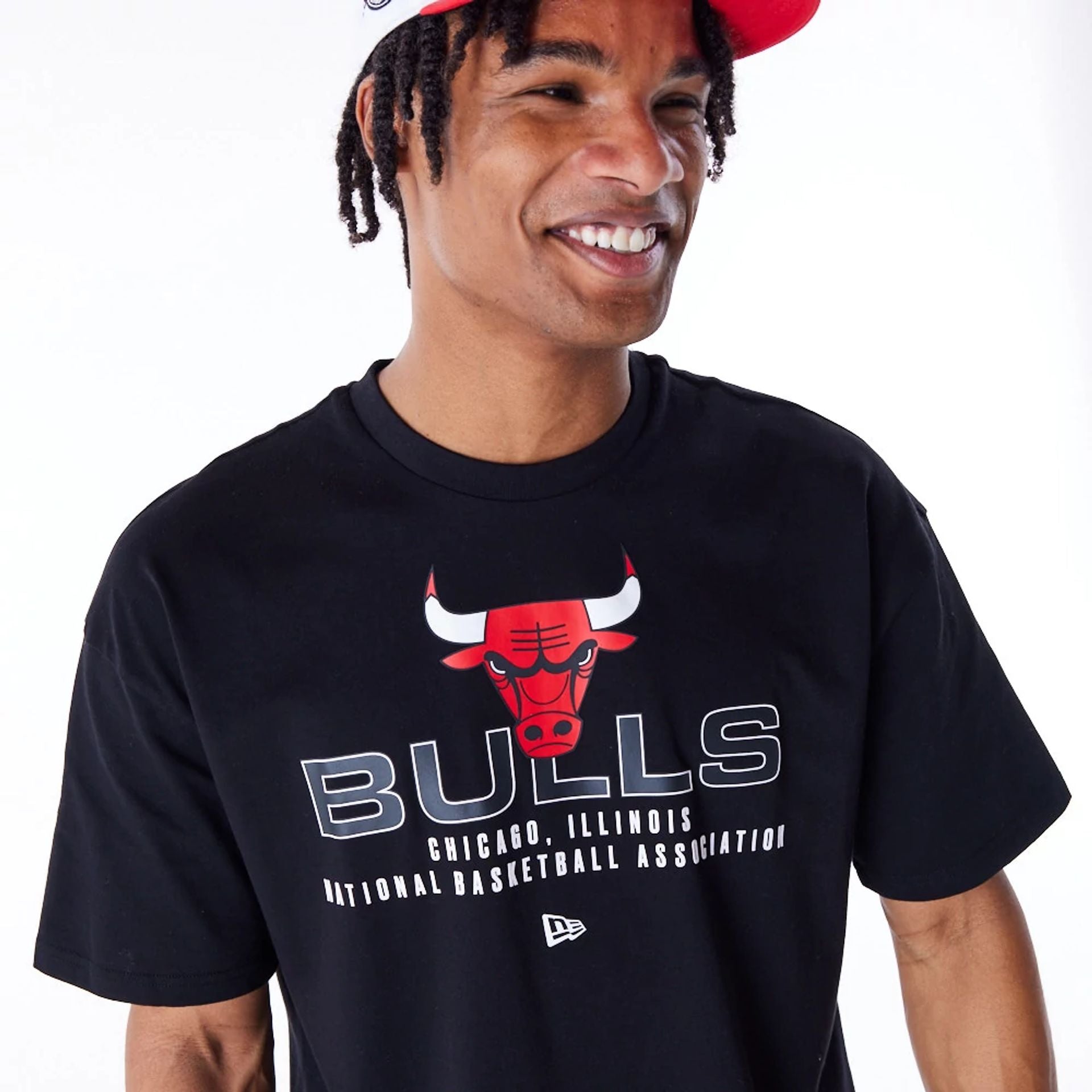 Chicago Bulls NBA Tech T Shirt Black New Era Cap Australia