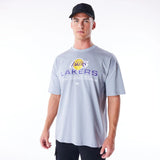 Los Angeles Lakers NBA Tech T-Shirt Grey