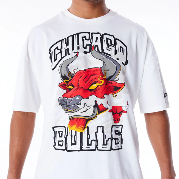 Chicago Bulls NBA Graphic T-Shirt White