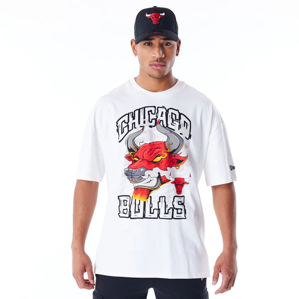 Chicago Bulls NBA Graphic T-Shirt White