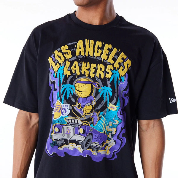 Los Angeles Lakers NBA Graphic T-Shirt Black