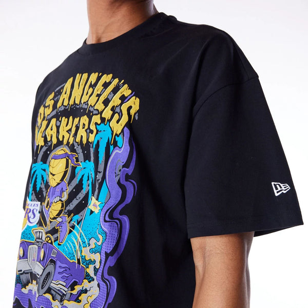 Los Angeles Lakers NBA Graphic T-Shirt Black