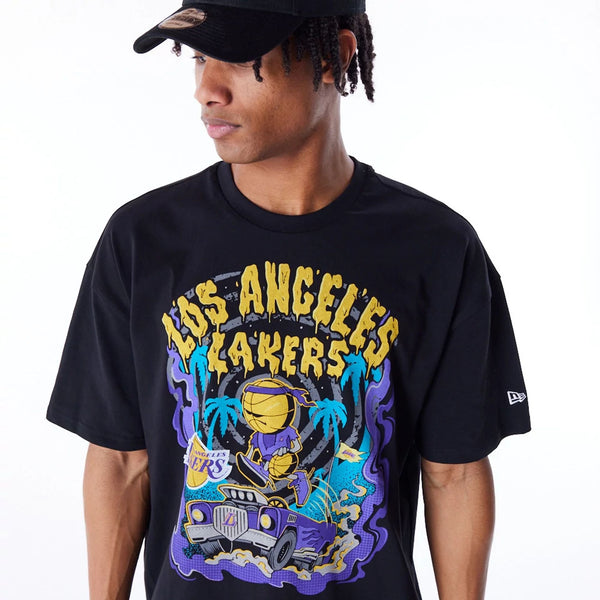 Los Angeles Lakers NBA Graphic T-Shirt Black