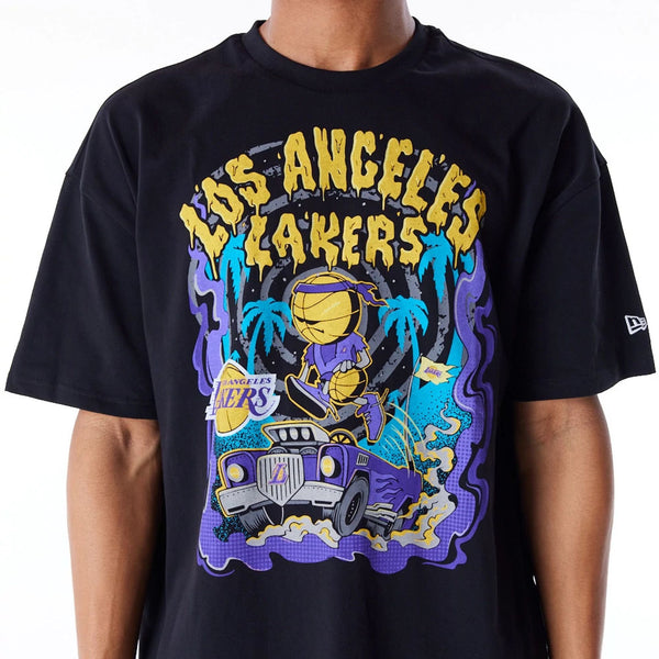 Los Angeles Lakers NBA Graphic T-Shirt Black