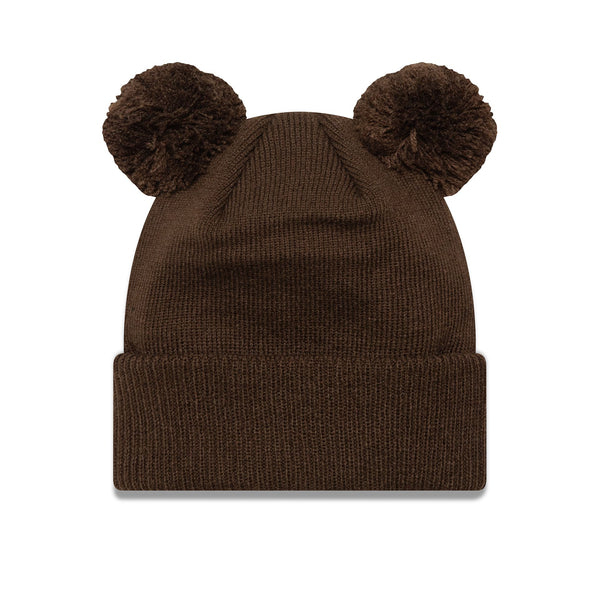 New York Yankees Animal Pom Brown Beanie