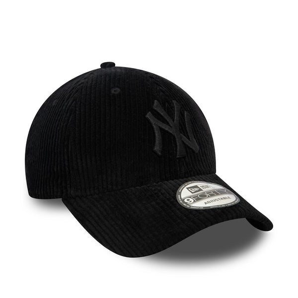 New York Yankees Cord Black 9FORTY Adjustable