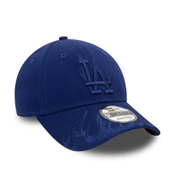 Los Angeles Dodgers MLB Flame Navy 9FORTY Adjustable