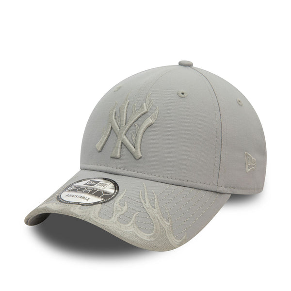 New York Yankees MLB Flame Grey 9FORTY Adjustable