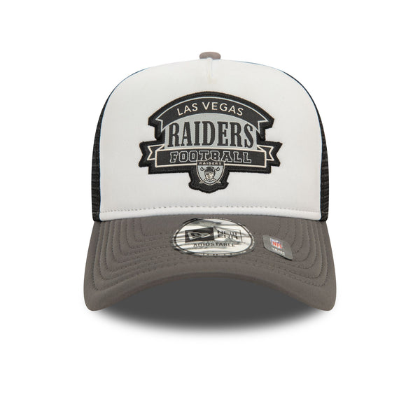 Las Vegas Raiders NFL Dark Grey 9FORTY A-Frame Trucker