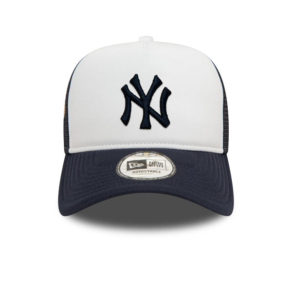 New York Yankees World Series Navy 9FORTY A-Frame Trucker