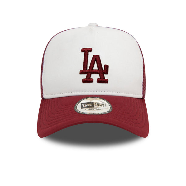 Los Angeles Dodgers World Series Red 9FORTY A-Frame Trucker