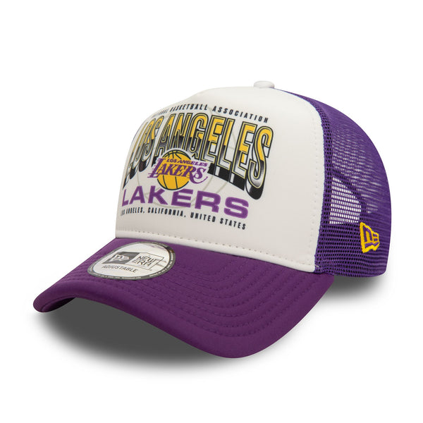 Los Angeles Lakers NBA Team Colour Purple 9FORTY A-Frame Trucker