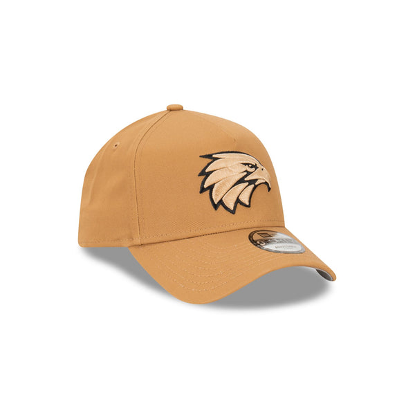 West Coast Eagles Wheat Black 9FORTY A-Frame Snapback